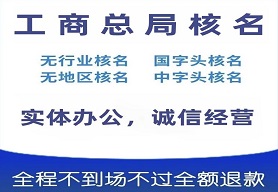 无行业核名
